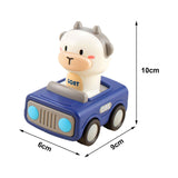 Maxbell Press and Go Car Baby Animal Cars for Kindergarten Children Preschool Sheep