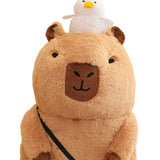 Maxbell Capybara Plush Toys 40cm with Sound Capybara Stuffed Toy for Car Sofa Teens