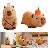 Maxbell Capybara Plush Toys 40cm with Sound Capybara Stuffed Toy for Car Sofa Teens