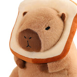 Maxbell Capybara Stuffed Animal Plush Accompany Sleep Toy for Adults Kids Boys Girls Bread 30cm