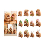 Maxbell Capybara Stuffed Animal Plush Accompany Sleep Toy for Adults Kids Boys Girls Bread 30cm