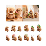 Maxbell Capybara Stuffed Animal Plush Accompany Sleep Toy for Adults Kids Boys Girls Bread 30cm