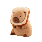Maxbell Capybara Stuffed Animal Plush Accompany Sleep Toy for Adults Kids Boys Girls Bread 30cm