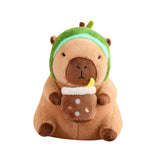 Maxbell Capybara Stuffed Animal Plush Accompany Sleep Toy for Adults Kids Boys Girls Avocado 30cm