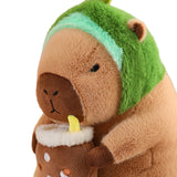 Maxbell Capybara Stuffed Animal Plush Accompany Sleep Toy for Adults Kids Boys Girls Avocado 40cm