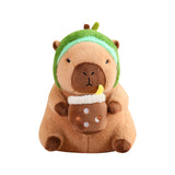 Maxbell Capybara Stuffed Animal Plush Accompany Sleep Toy for Adults Kids Boys Girls Avocado 40cm