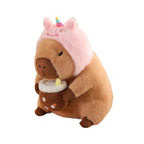 Maxbell Capybara Stuffed Animal Plush Accompany Sleep Toy for Adults Kids Boys Girls Unicorn 30cm