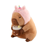 Maxbell Capybara Stuffed Animal Plush Accompany Sleep Toy for Adults Kids Boys Girls Unicorn 30cm