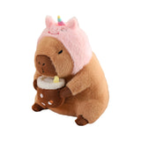 Maxbell Capybara Stuffed Animal Plush Accompany Sleep Toy for Adults Kids Boys Girls Unicorn 30cm