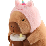 Maxbell Capybara Stuffed Animal Plush Accompany Sleep Toy for Adults Kids Boys Girls Unicorn 40cm
