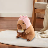 Maxbell Capybara Stuffed Animal Plush Accompany Sleep Toy for Adults Kids Boys Girls Unicorn 40cm