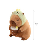 Maxbell Capybara Stuffed Animal Plush Accompany Sleep Toy for Adults Kids Boys Girls Dinosaur 30cm