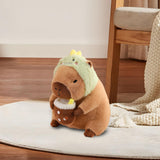 Maxbell Capybara Stuffed Animal Plush Accompany Sleep Toy for Adults Kids Boys Girls Dinosaur 30cm