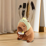 Maxbell Capybara Stuffed Animal Plush Accompany Sleep Toy for Adults Kids Boys Girls Dinosaur 30cm