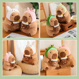 Maxbell Capybara Stuffed Animal Plush Accompany Sleep Toy for Adults Kids Boys Girls Dinosaur 40cm