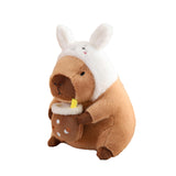 Maxbell Capybara Stuffed Animal Plush Accompany Sleep Toy for Adults Kids Boys Girls Rabbit 30cm