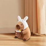 Maxbell Capybara Stuffed Animal Plush Accompany Sleep Toy for Adults Kids Boys Girls Rabbit 30cm