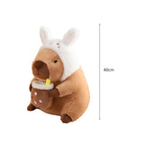Maxbell Capybara Stuffed Animal Plush Accompany Sleep Toy for Adults Kids Boys Girls Rabbit 40cm