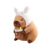 Maxbell Capybara Stuffed Animal Plush Accompany Sleep Toy for Adults Kids Boys Girls Rabbit 40cm