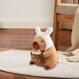 Maxbell Capybara Stuffed Animal Plush Accompany Sleep Toy for Adults Kids Boys Girls Rabbit 40cm