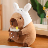 Maxbell Capybara Stuffed Animal Plush Accompany Sleep Toy for Adults Kids Boys Girls Rabbit 40cm