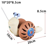 Maxbell Animal Pull Along Toy Cute Push and Pull Toy for Ages 1 Year Olds Boys Girls