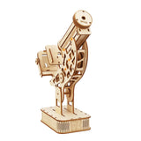 Maxbell Microscope Building Toys 3D Wooden Puzzle for Children Beginners Kids Adults