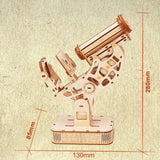 Maxbell Microscope Building Toys 3D Wooden Puzzle for Children Beginners Kids Adults