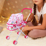 Maxbell Baby Doll Stroller Interactive with Canopy Party Favors Valentines Day Gifts