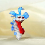 Maxbell Worm Stuffed Plush Collectible Birthday Gifts Worm Plush Figure Toy for Kids
