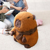 Maxbell Plush Capybara Doll Snuggling Home Decor Capybara Stuffed Toy for Teens Kids brown