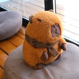 Maxbell Plush Capybara Doll Snuggling Home Decor Capybara Stuffed Toy for Teens Kids brown