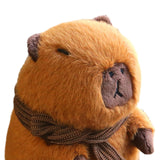 Maxbell Plush Capybara Doll Snuggling Home Decor Capybara Stuffed Toy for Teens Kids brown