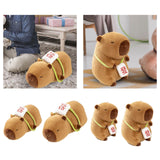 Maxbell Capybara Toy Soft Comfortable Capybara Plushie Toys for Sofa Bedroom Adults