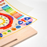 Maxbell Montessori Toys Cognitive Board Days of Week for Kids Children Holiday Gifts