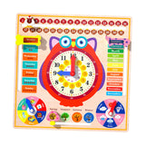 Maxbell Montessori Toys Cognitive Board Days of Week for Kids Children Holiday Gifts