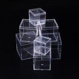 Maxbell 50x Clear Acrylic Display Case 3.3x3.3x3.3cm Small Candy Box for Doll Crafts