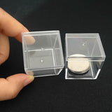 Maxbell 50x Clear Acrylic Display Case 3.3x3.3x3.3cm Small Candy Box for Doll Crafts