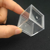 Maxbell 50x Clear Acrylic Display Case 3.3x3.3x3.3cm Small Candy Box for Doll Crafts