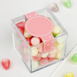 Maxbell 50x Clear Acrylic Display Case 3.3x3.3x3.3cm Small Candy Box for Doll Crafts