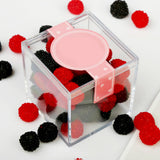 Maxbell 50x Clear Acrylic Display Case 3.3x3.3x3.3cm Small Candy Box for Doll Crafts