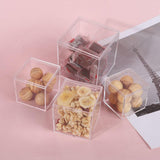 Maxbell 50x Clear Acrylic Display Case 3.3x3.3x3.3cm Small Candy Box for Doll Crafts