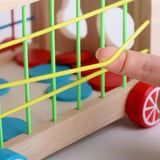 Maxbell Wooden Activity Learning Cube Shape Sorter Toys for Girls Boys Kids Toddlers