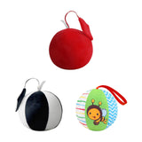 Maxbell Newborn Sensory Toy Baby Visual Stimulation Toy Educate Infant Ball Children Red