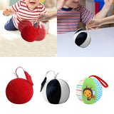 Maxbell Newborn Sensory Toy Baby Visual Stimulation Toy Educate Infant Ball Children Red
