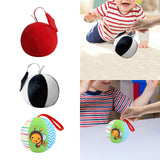 Maxbell Newborn Sensory Toy Baby Visual Stimulation Toy Educate Infant Ball Children Red