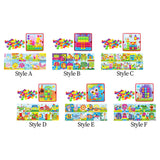 Maxbell Mosaic Pegboard Educational Toys with Pegs for 2 3 4 Year Olds Kids Toddlers Style A