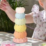 Maxbell Montessori Toy Backyard Sensory Toy Development Skills Stacking Cups Game