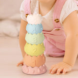 Maxbell Montessori Toy Backyard Sensory Toy Development Skills Stacking Cups Game