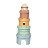 Maxbell Stacking Cups Toy Promotes Coordination with Number Letter Silicone Soft Toy